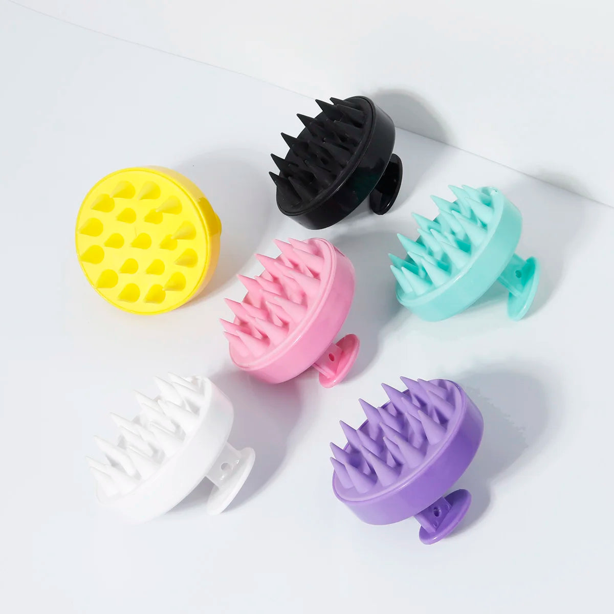 “Silicone Scalp Massager Shampoo Brush – Soft Hair Washing Comb, Anti-Dandruff Scalp Scrubber & Hair Growth Massage Tool”