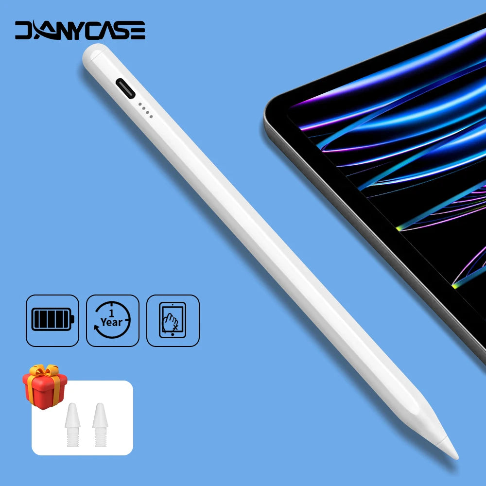 “Stylus Pen for iPad – Apple Pencil Alternative with Palm Rejection & Power Display”