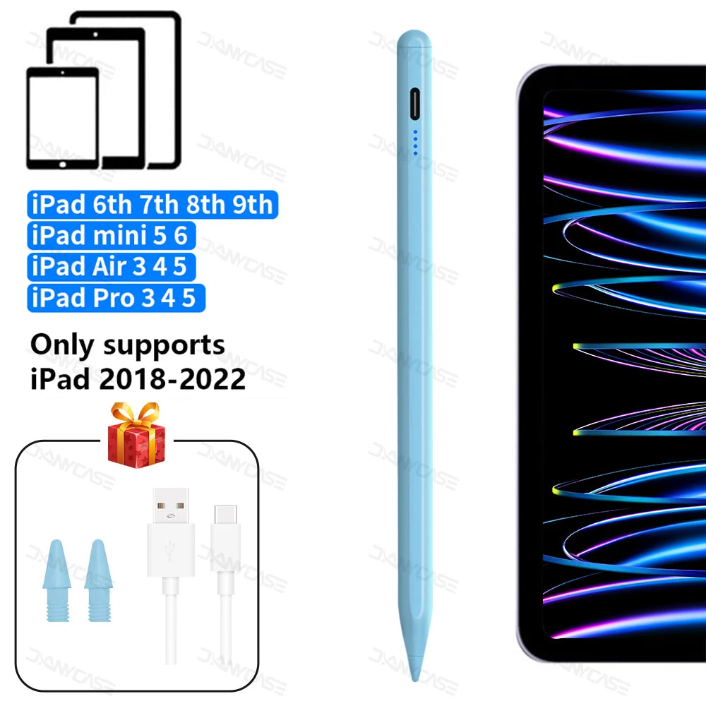 “Stylus Pen for iPad – Apple Pencil Alternative with Palm Rejection & Power Display”