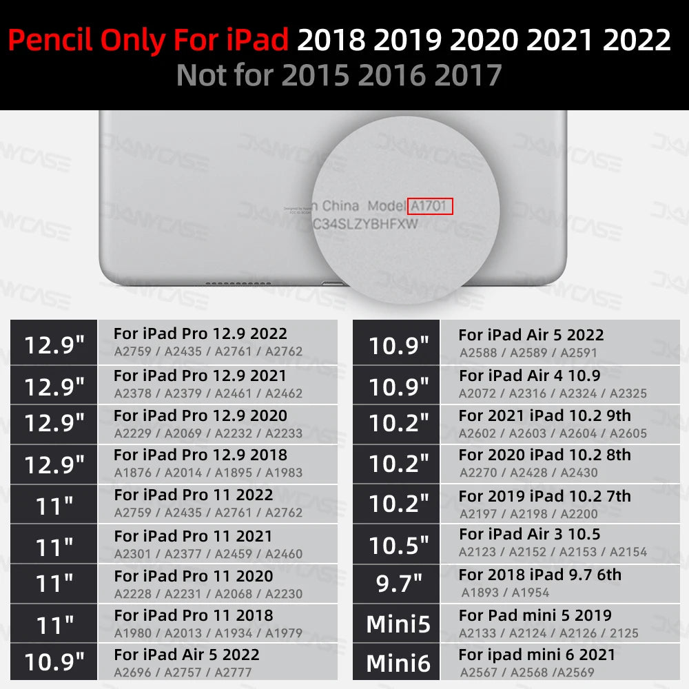 “Stylus Pen for iPad – Apple Pencil Alternative with Palm Rejection & Power Display”