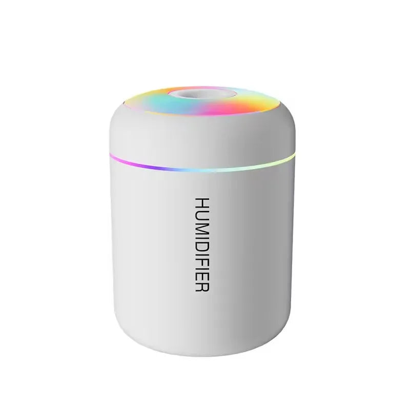 Mini USB Air Humidifier & Essential Oil Diffuser – 180ML LED
