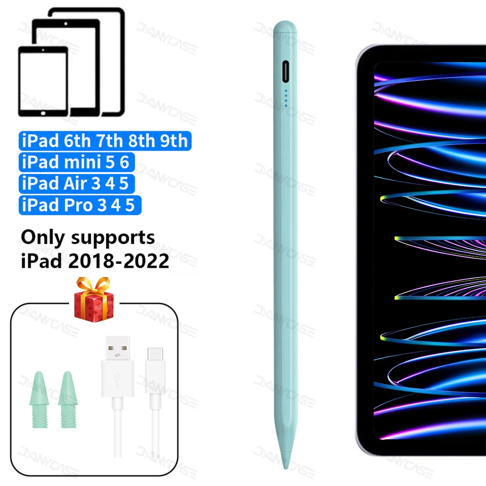 “Stylus Pen for iPad – Apple Pencil Alternative with Palm Rejection & Power Display”